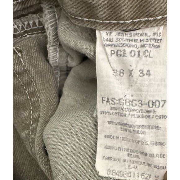 Wrangler Pro Gear Jeans Pants Mens Size 38x34 Brown Yellow Outdoor Work Rugged - Picture 12 of 14